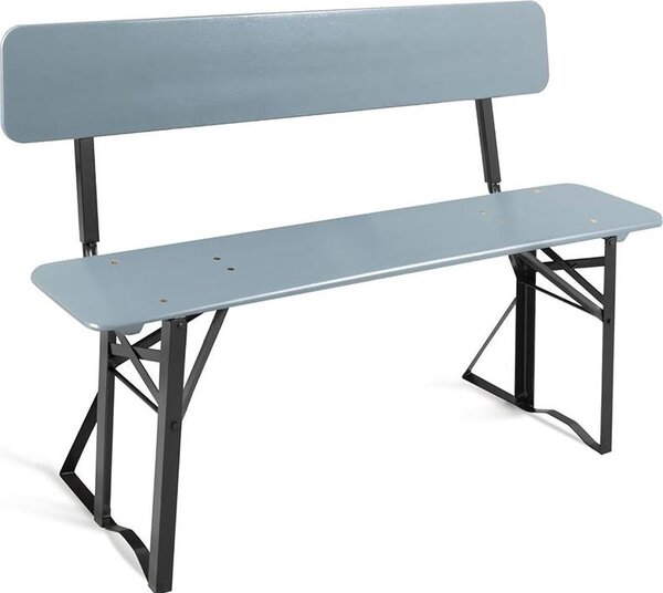Panchina da giardino BBB-119, 119 cm, grigia