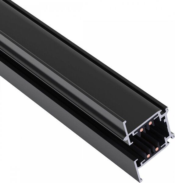 Spectrum LED Binario elettrificato trifase (SPS 2) da incasso 1 m per sistema a binario Luci Faretti IP20 nero 100 cm