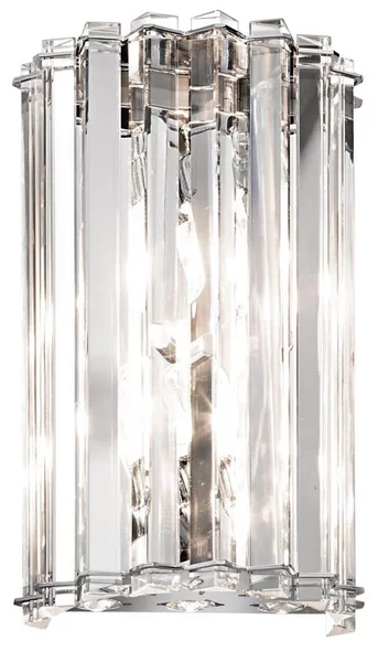Kichler - Applique a LED da bagno CRYSTAL SKYE 2xG9/3W/230V IP44
