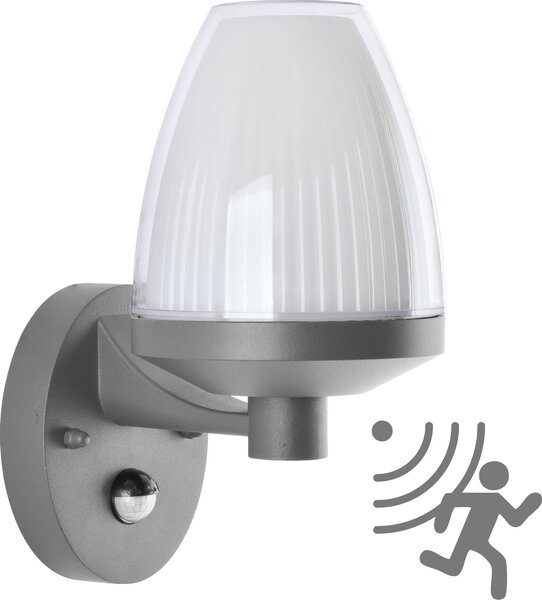 Applique da esterno Applique da esterno E27 con rilevatore di movimento antracite IP44 illuminazione sensore da giardino applique moderna in alluminio RD1901A1