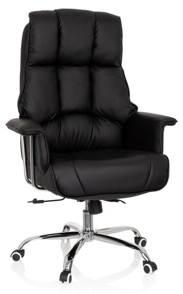 Hjh OFFICE Sedia professionale direzionale COMMANDER Sedia da ufficio ergonomica con braccioli Sedia girevole in per ufficio, casa