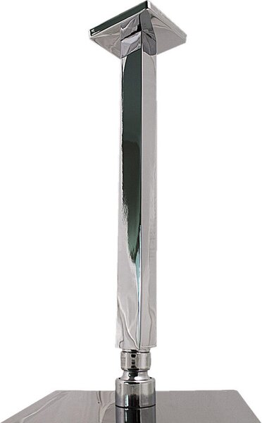 Supporto in acciaio inox Bituxx per soffione doccia quadrato 28 cm, MS-14433