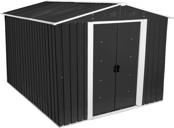 Casetta per attrezzi Zelsius con porta scorrevole (L) 236 x (P) 303 x (H) 190 cm | antracite