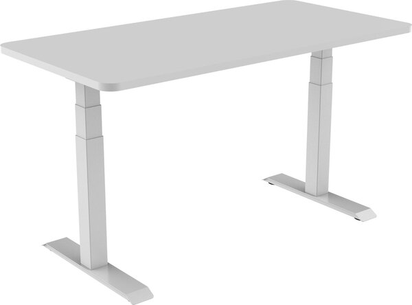 Celexon 1000013803, Lineare, Forma rettangolare, Resina, Ufficio domestico, Ufficio, Bianco, Gambe a T