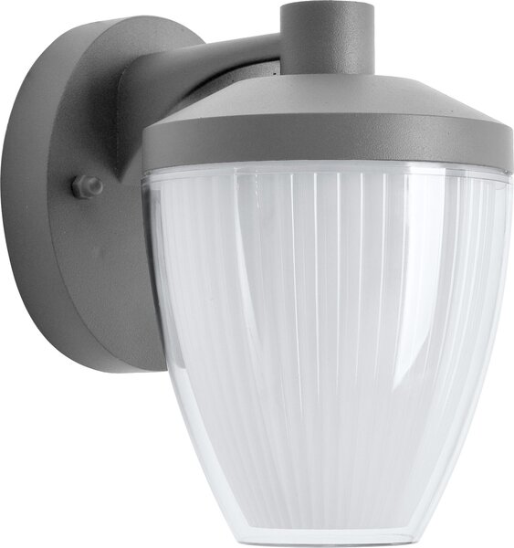 Lampada da esterno, applique, lampada da esterno E27, antracite, IP44, illuminazione da giardino, moderna applique in alluminio RD1901B