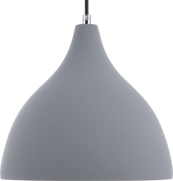 BELIANI Lampada a sospensione in cemento grigio pastello a forma di imbuto per la camera dei bambini design moderno