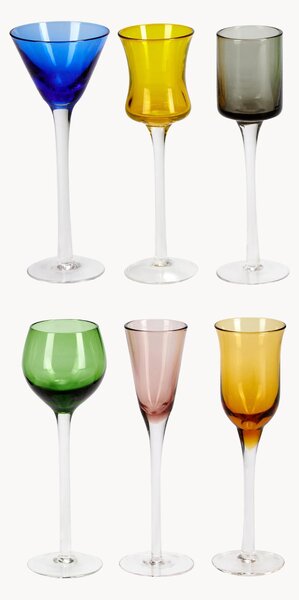 Set di 6 bicchierini in vetro soffiato Lyngby