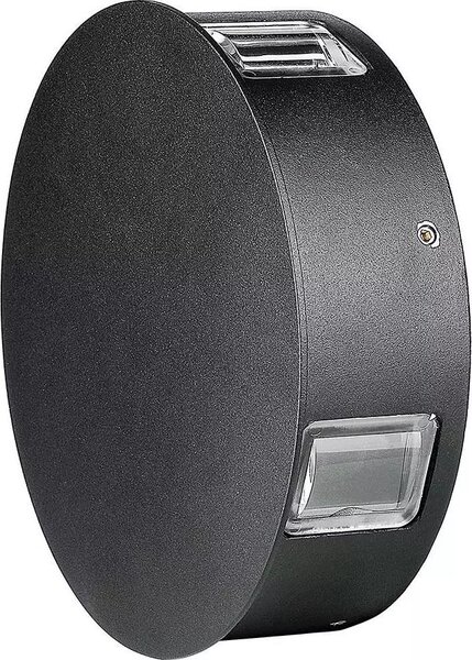 CB Elektro Lampada da parete a LED rotonda 4W 3000K 440lm nera rotonda IP65 VT-706 (V-TAC)