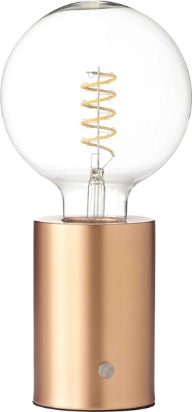 Lampada da tavolo ricaricabile a LED Lampadina stile Edison con filamento 2000mAh touch dimmer oro rosa lampadina chiara