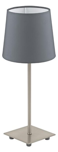 Eglo 54906 - Lampada da tavolo LED 1xE14/6W/230V grigio/cromo