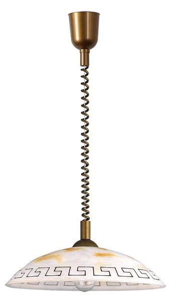 Rabalux 7640 - Lampadario ETRUSCO 1xE27/60W/230V