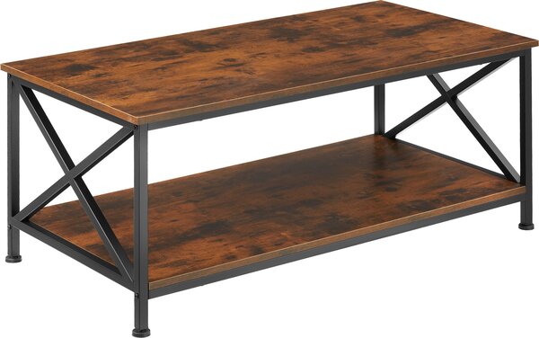 Tectake® Couchtisch Pittsburgh 100 x 55 x 45,5 cm