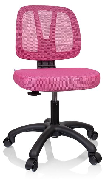 Hjh OFFICE sedia girevole per bambini KID YU 200 sedia da scrivania per bambini regolabile in altezza in tessuto a rete