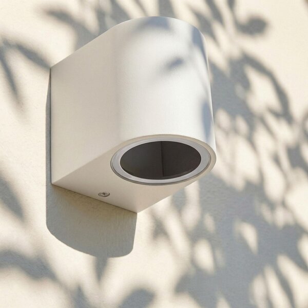 Lampada da parete per esterni Maxkomfort 1267-WH1, 1x GU10 IP44 alluminio bianco