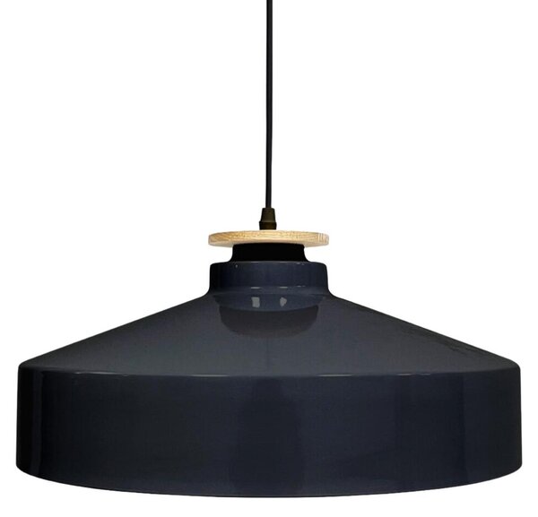 ENOVALITE lampada a sospensione ELED700171, attacco E27, IP20, Ø40 cm, nero, rotonda