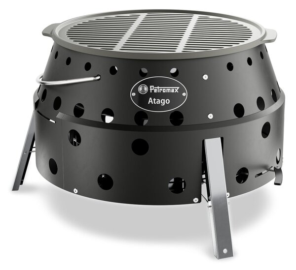 Petromax Atago Black Edition Fornello 4in1 Barbecue portatile