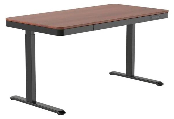 Scrivania ACTIVEJET con regolazione elettrica dell'altezza 140x70 ET119W-C nero/noce