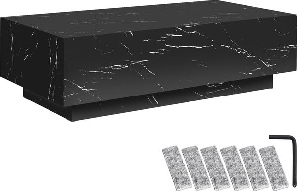 Tavolino tectake® Lasley con protezione del pavimento, portata 45 kg