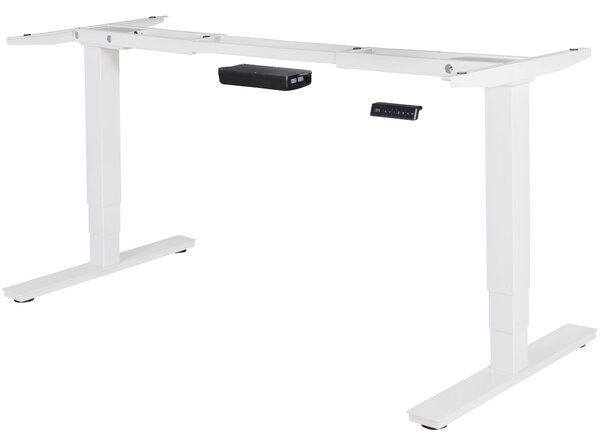 ® struttura del tavolo regolabile elettricamente in altezza struttura bianca