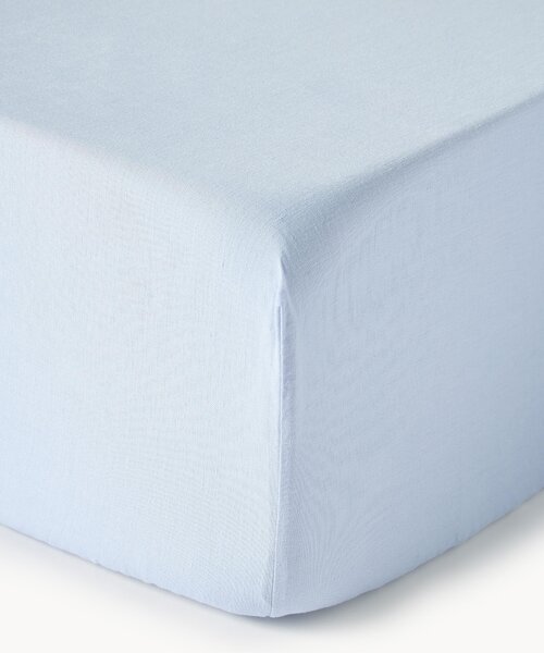 Lenzuolo con angoli boxspring in lino lavato Airy