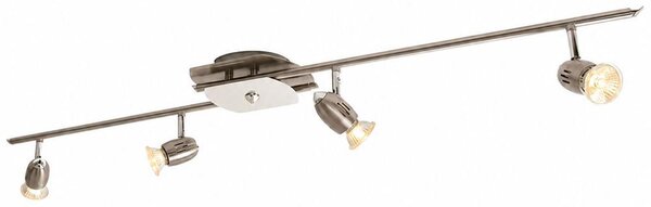 Lampada a soffitto con faretti orientabili, lunghezza 110 cm