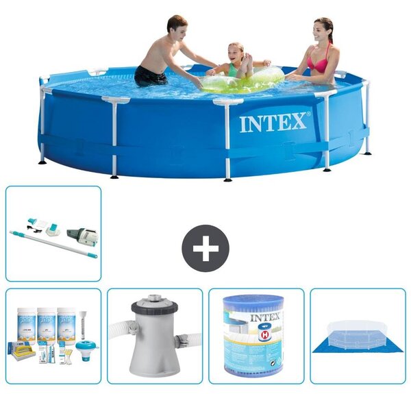 Piscina autoportante rettangolare - 305x76 cm - 6 pezzi - Modello S31514
