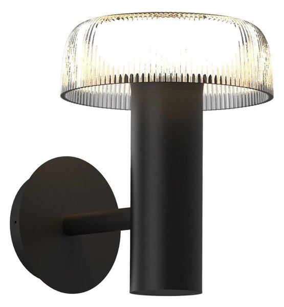 Zuma Line WT33111 - Lampada solare da parete BLUET LED/2,5W/2000mAh IP44 nero