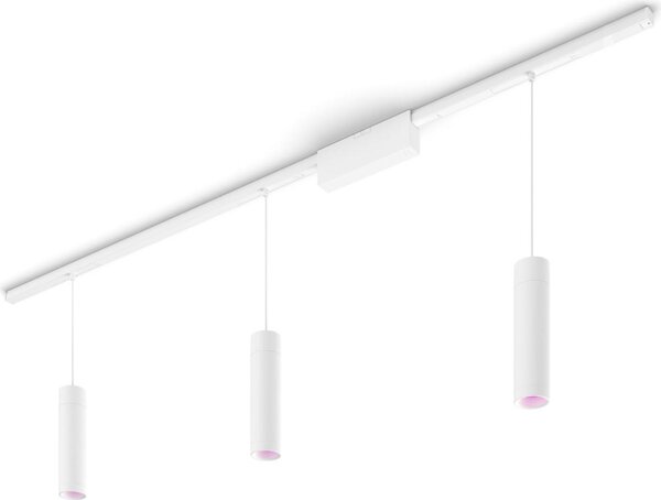 Philips Hue White and Color ambiance Perifo set con 3 cilindri a sospensione Bianco