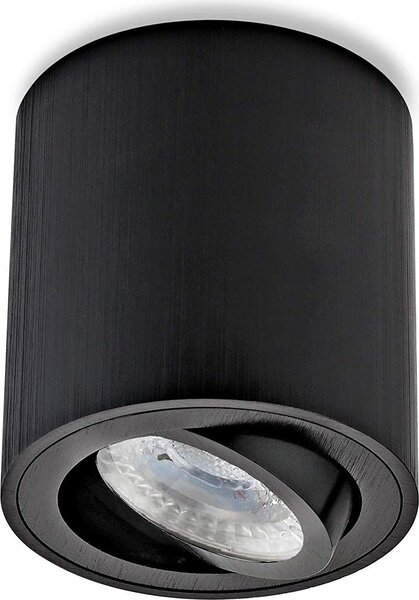 Sweet LED faretto da superficie nero faretto da superficie GU10 7 W faretto da soffitto in alluminio 230V