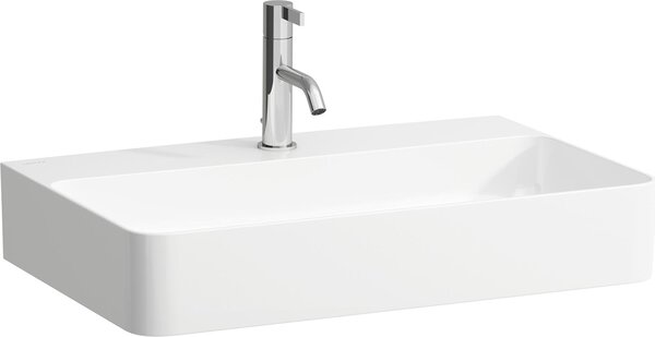 LAUFEN VAL lavabo, encastré, 1 trou de robinet, sans trop-plein, 650x420, H8102844001111, H8102844001111