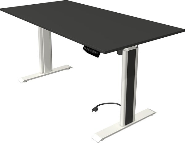 Scrivania Move 1 advance, regolabile elettricamente in altezza, dimensioni piano:160 x 80 cm, colore piano:antracite