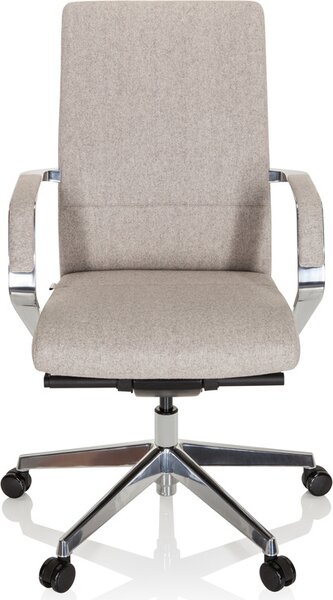 Sedia da ufficio, girevole, BESSONA Beige screziato
