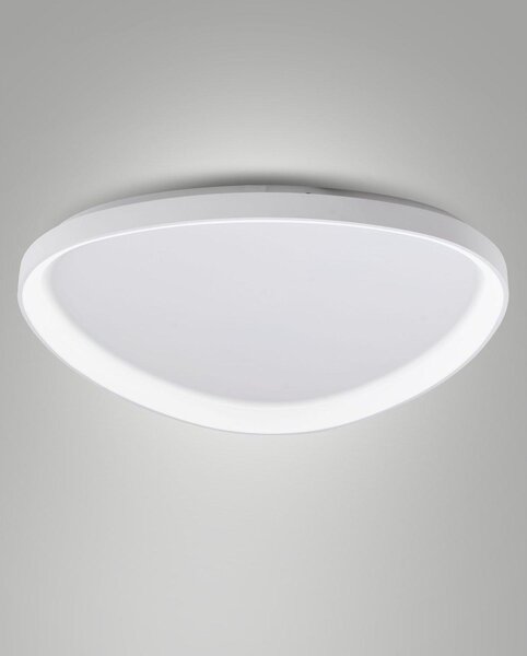 Quirk Plafoniera Led Bianca D.800