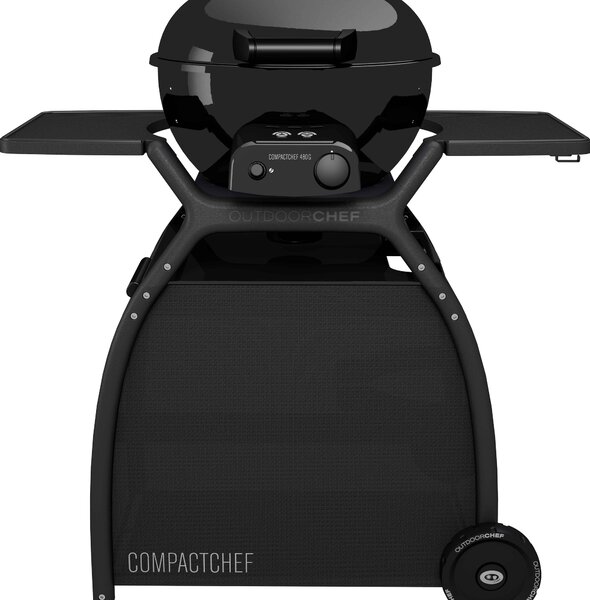Griglia a gas P-480 G Compactchef, colore nero