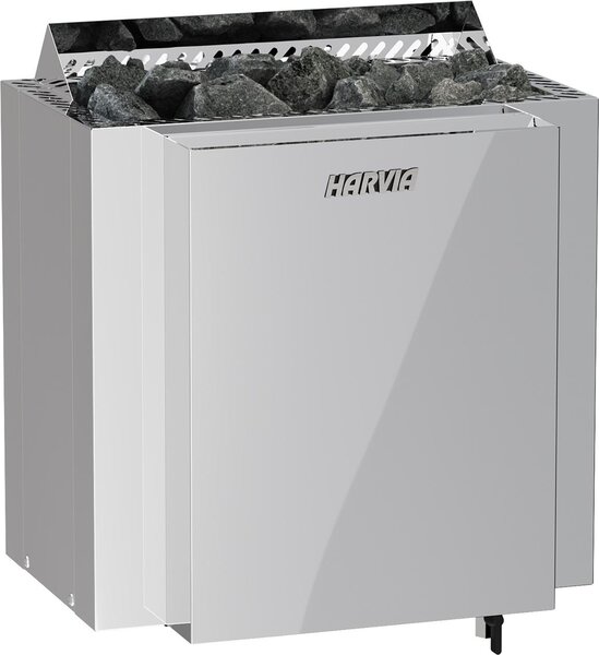 Stufa per sauna Harvia QUBIC COMBI Steel con evaporatore senza controllo, kW: potenza 6,0 kW