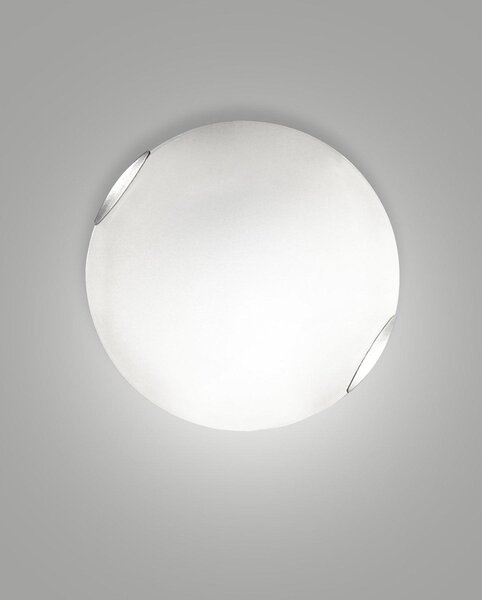 Plafoniera Fox D.40 Bianco Collezione FOX Due luci design moderno per interni