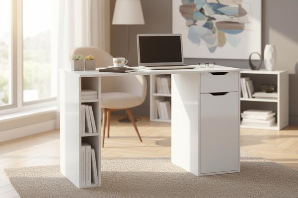 Scrivania Tavolo da ufficio Tavolo per computer Tavolo da lavoro Tavolo per laptop Tavolo da ufficio "Max I"