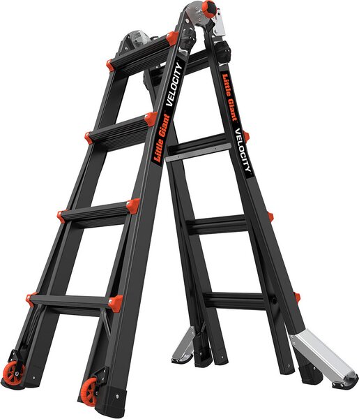 Scala multiuso Altrex Velocity Black Pro con 4x4 pioli