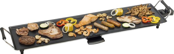 Griglia elettrica da tavolo Bestron, piastra plancha/teppanyaki XXL con rivestimento antiaderente