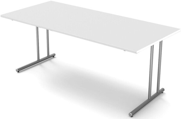 Scrivania Start Up, varie dimensioni, bianco, dimensioni piano d'appoggio:180 x 80 cm