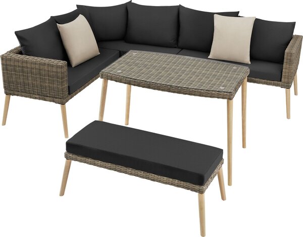 TecTake 404793, Soggiorno, Marrone