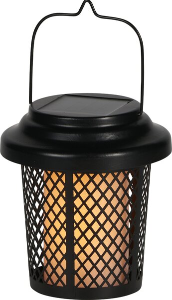 Lampada da tavolo solare 2 in 1, lampada da giardino con sensore crepuscolare, resistente alle intemperie, effetto fiamma