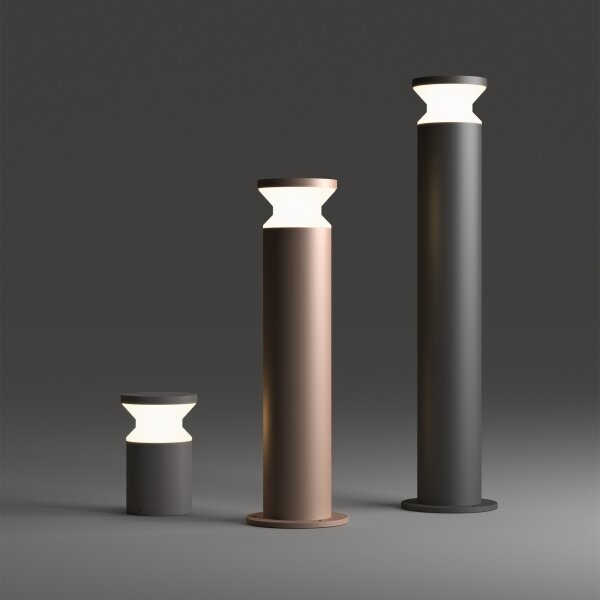 Ideal Lux - Lampada da esterno TORRE 1xE27/15W/230V 22 cm IP65 nera