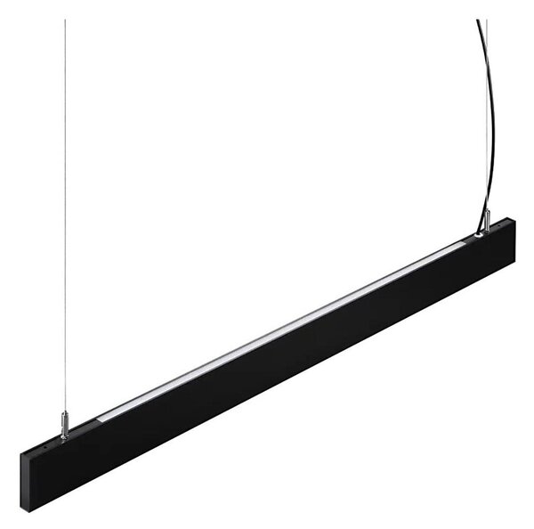 Ideal Lux - Lampada a sospensione su cavo STEEL LED/29W/230V 3000K CRI 90 120 cm nero