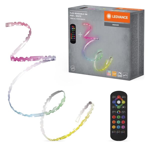 Ledvance - Striscia LED RGB dimmerabile FLEX 5 m LED/10 W/230 V + telecomando