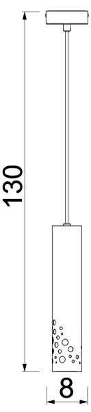 Lampada a sospensione con cavo ALTRO 1xGU10/8W/230V beige