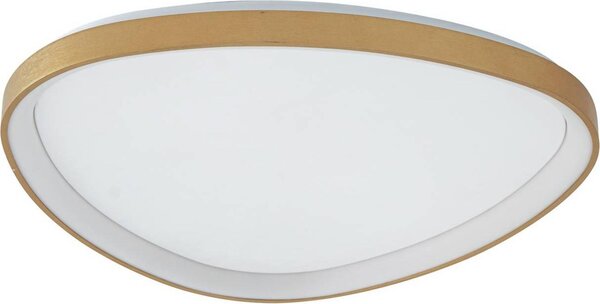 Lucande Plafoniera LED Asken, 61 cm, oro, CCT, dimmerabile