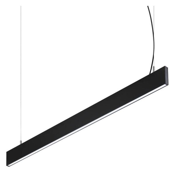Ideal Lux - Lampadario LED a sospensione con cavo STEEL LED/29W/230V 3000K CRI 90 120 cm nero