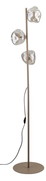 Brilagi - Lampada da terra VULCANO 3xG9/8W/230V beige/beige fumé