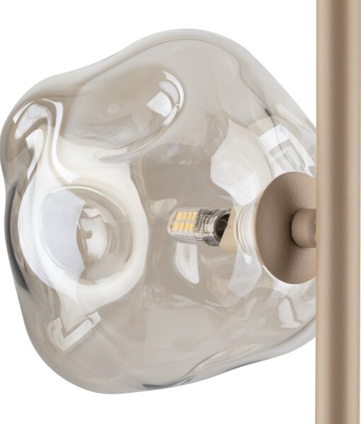 Brilagi - Lampada da terra VULCANO 3xG9/8W/230V beige/beige fumé